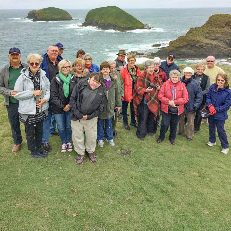 Group tours at Woolnorth